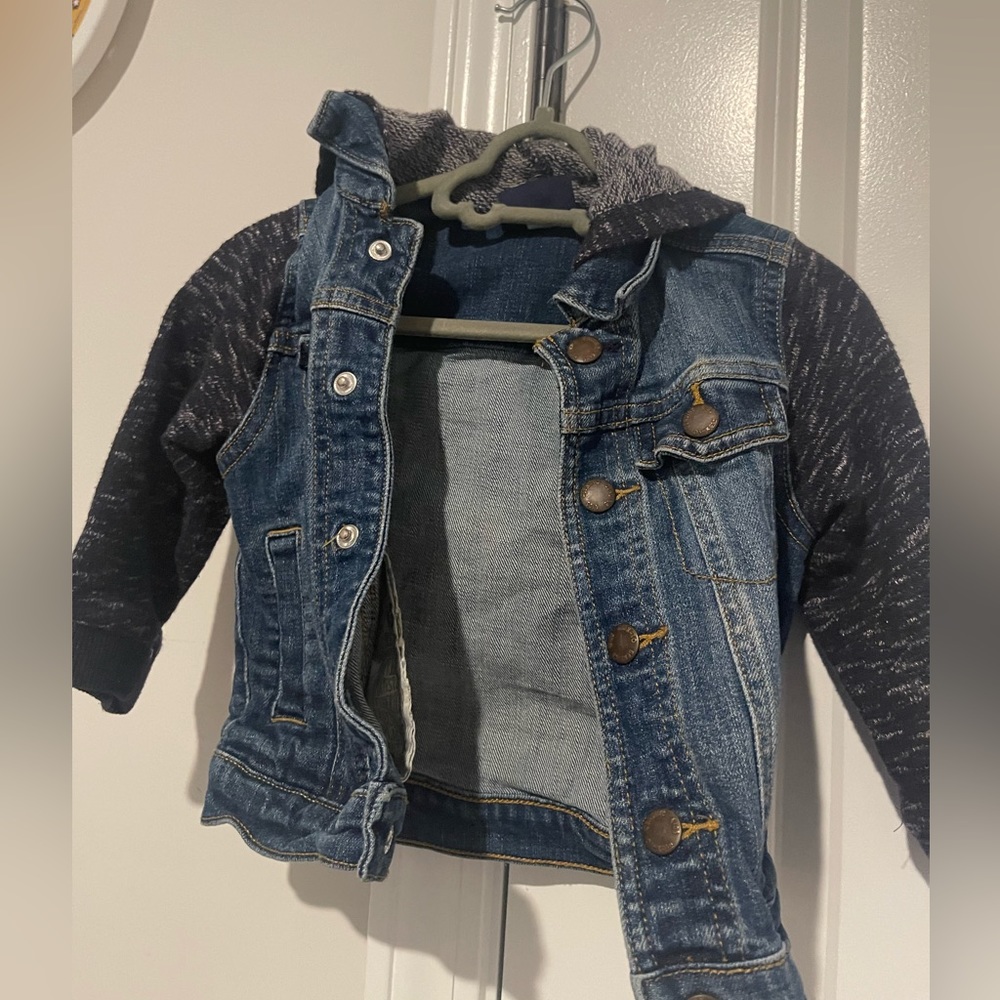 Toddler Boy Jean Jacket Vest ! Size: 18 months